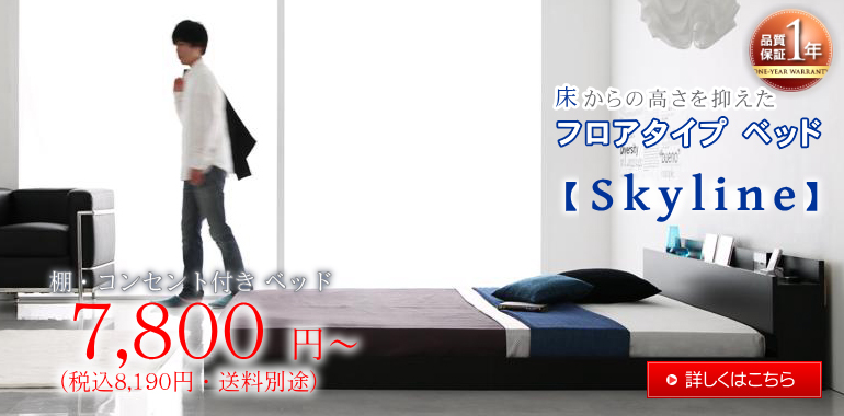 フロアタイプベッド 【スカイライン】 14,800円～