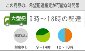 希望指定配達が可能な時間帯