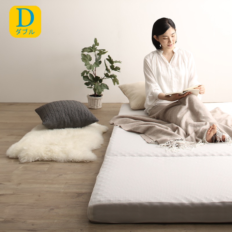 【CospaSleep 三つ折りマットレス敷布団】ベストセラーモデル ダブル
