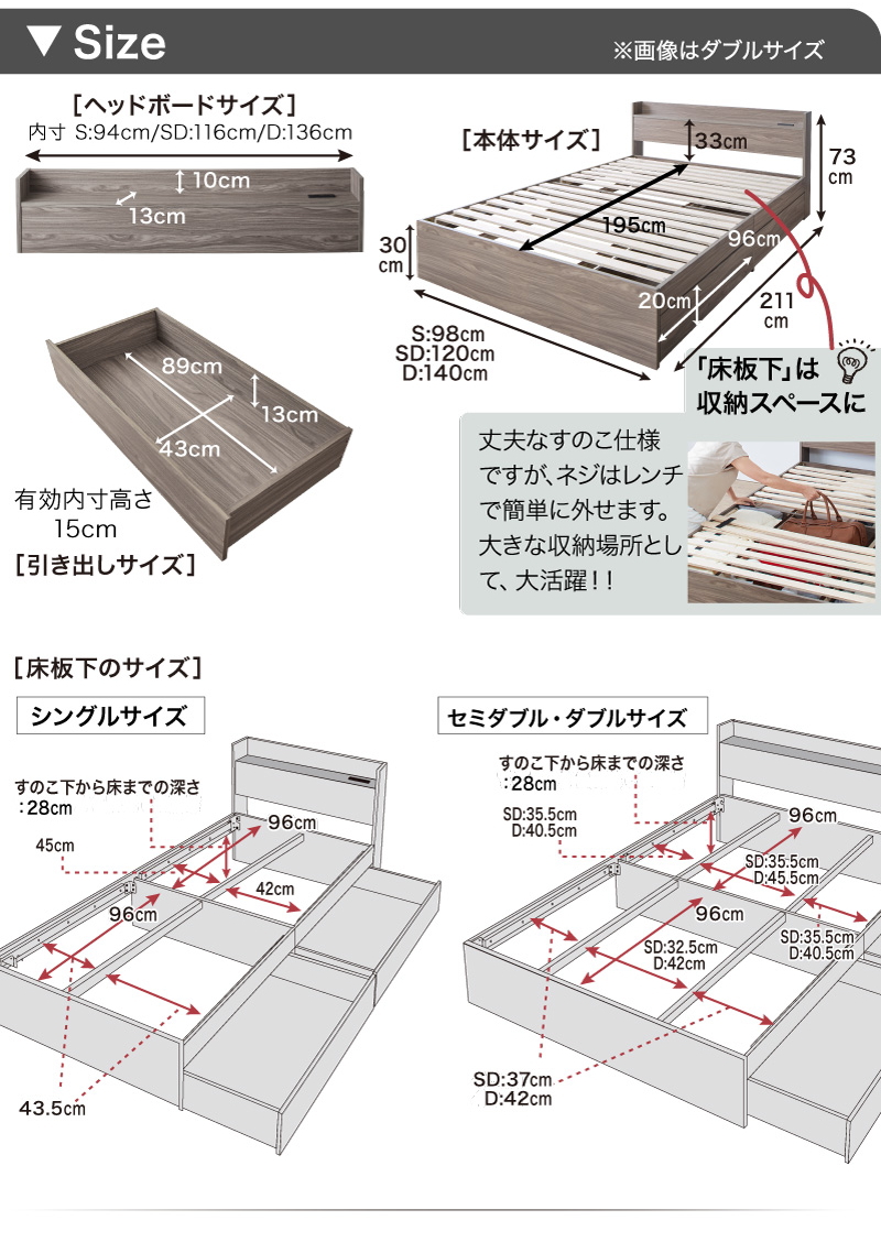 エバー エックス フレーム部位別サイズ表