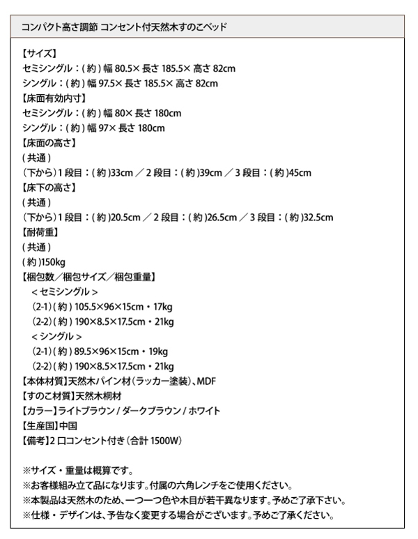 【フィットイン ミニ】梱包仕様・サイズ表