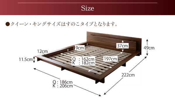 【大型ローベッド】フレーム　部位別サイズ表
