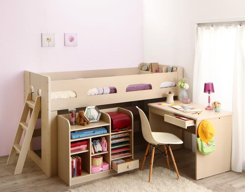 木目調システムベッド【マンマ】フレームのみ