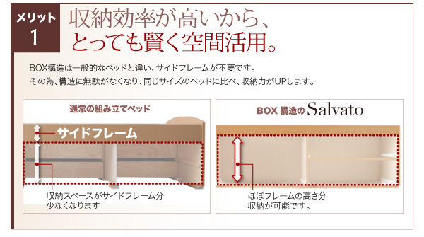 収納効率が高いから、とっても賢く空間活用。