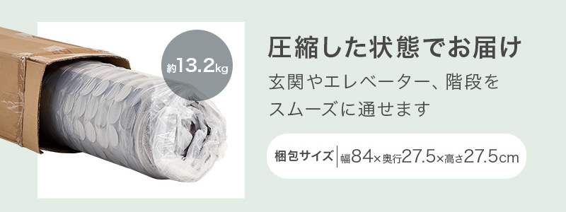 【ポケットコイルマットレス】梱包仕様