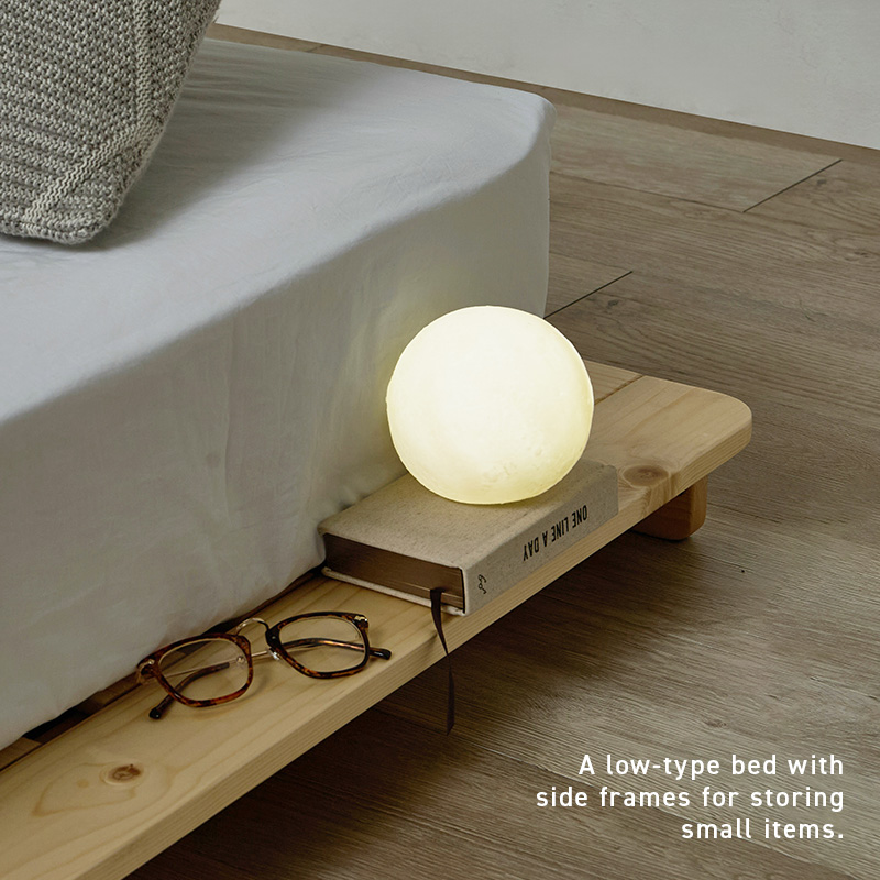 ステージ部分に小物を置いた例