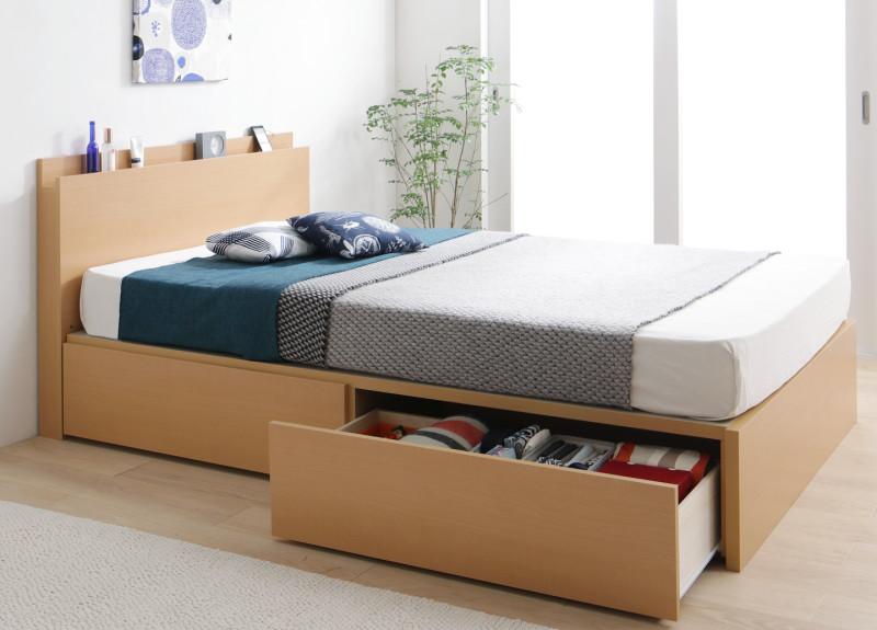 ファミリー収納連結すのこベッド【テネレッツァ】フレームカラー：ナチュラル